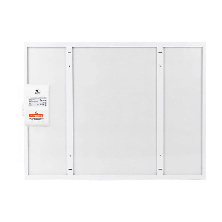 Cronos infrarød radiator, 500 W, hvid, allergivenlig, ultratynd, mat overflade, opvarmer et areal på op til 14 m2, Synthelith PRO CRP-500TWP White