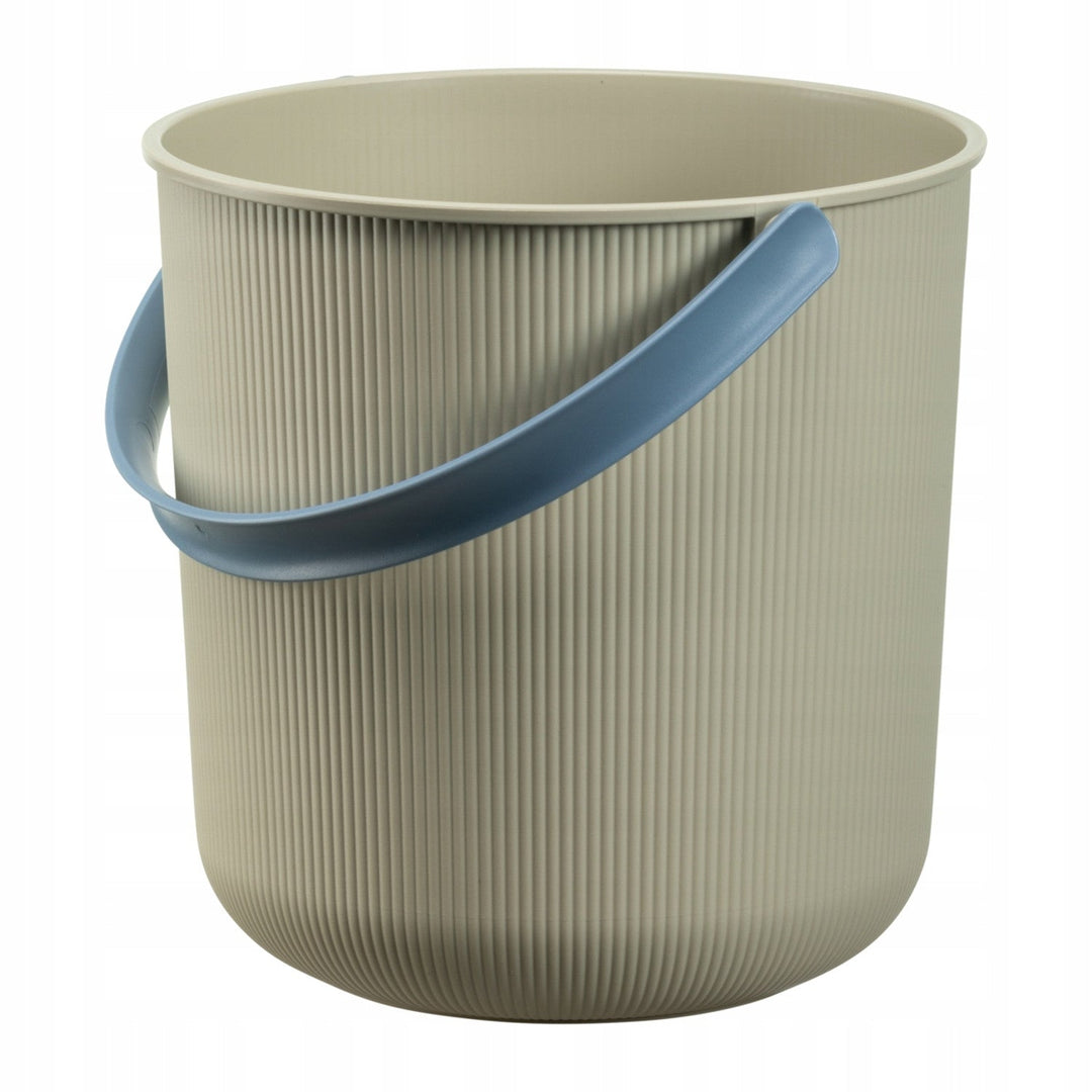 Spand med håndtag Akita Plast Team, farve beige, kapacitet 10 l, diameter 24 cm, genanvendt materiale, 60810807