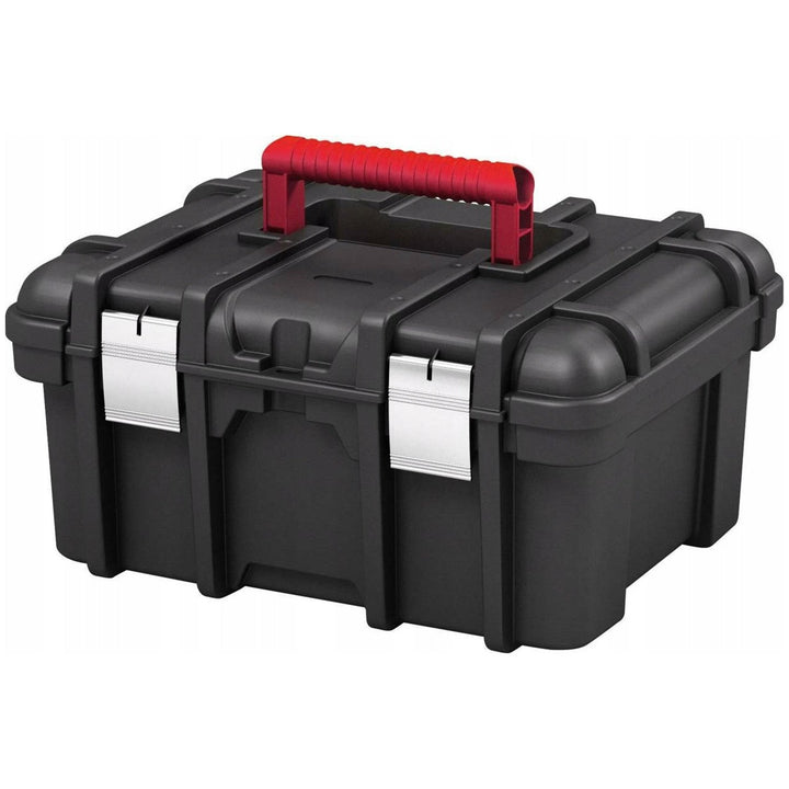 Keter værktøjskasse, metal låse, ergonomisk håndtag, Wide Tool Box 16''