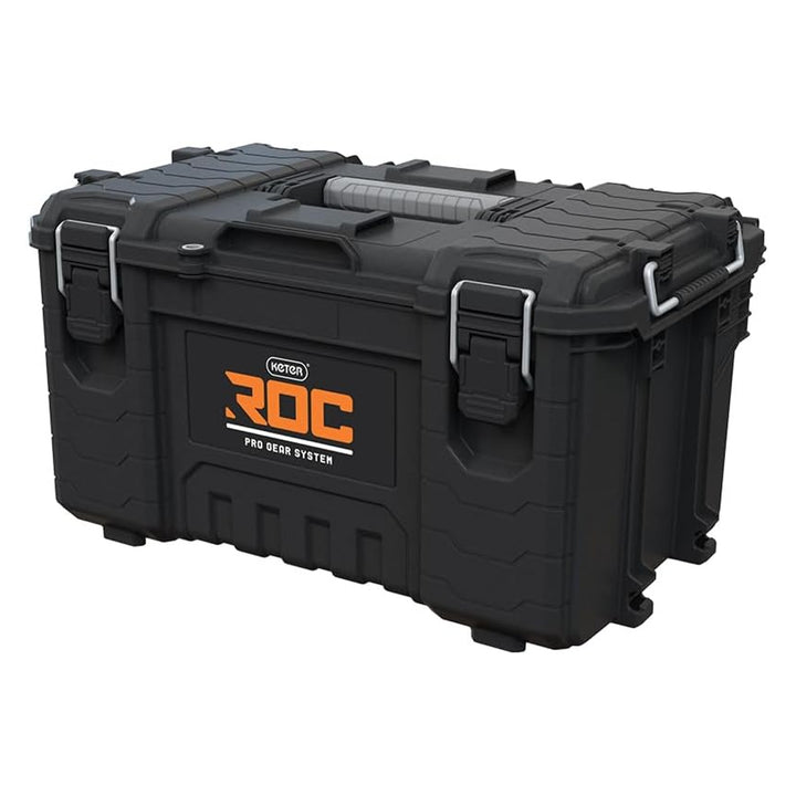 Keter ROC Pro Gear 2.0 værktøjskasse, bæreevne 54 kg, med Pro Mount-greb, medfølgende opbevaringssystem, kan hænges op på væggen, 256984