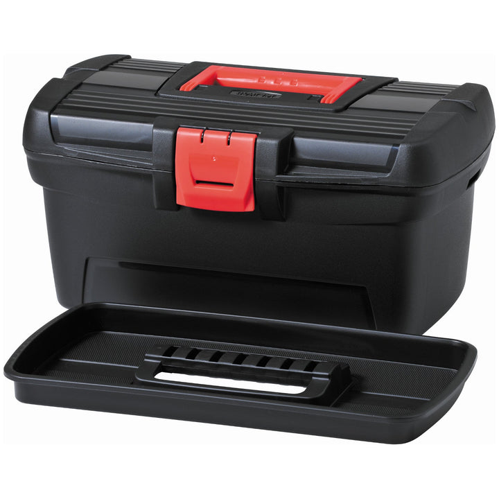 Curver værktøjskasse, organizer med rum, sort, Herobox Basic 13'' 221694