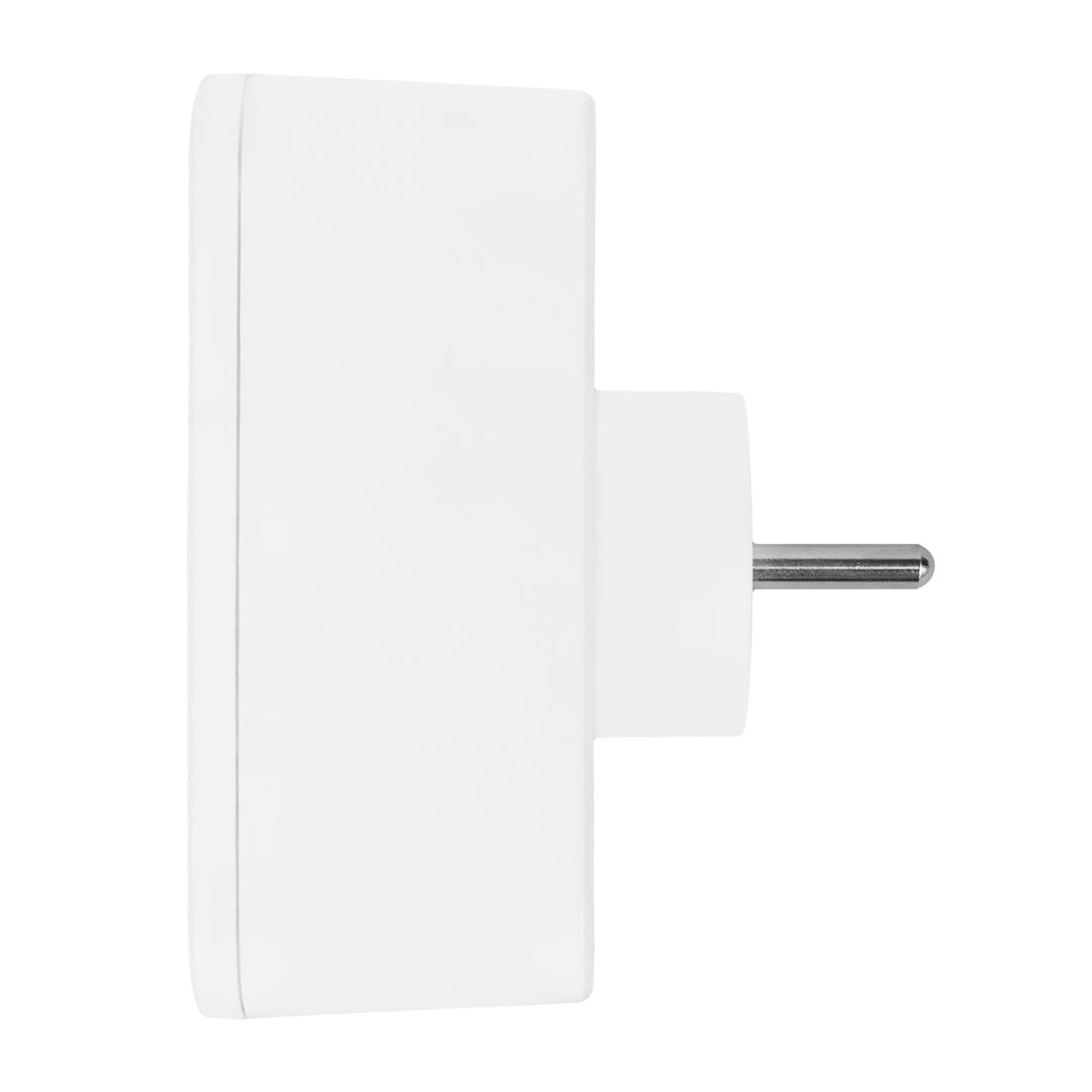 Stikkontakt x2 + 4xUSB Maclean, splitter med 2 stik, 2xUSB A, 2xUSB C PD 20W, 1x16A + 1x6A, MCE249 F/W, 2 stk.