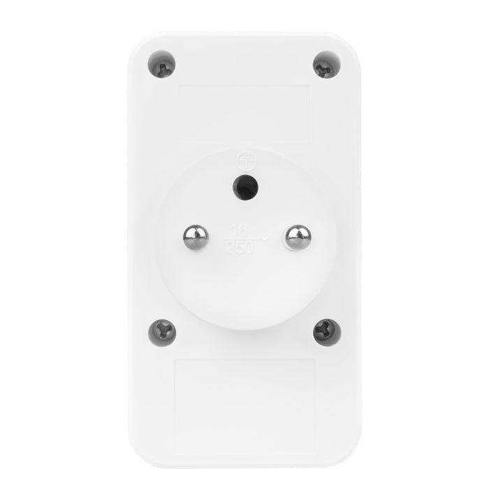 Stikkontakt x2 + 4xUSB Maclean, splitter med 2 stik, 2xUSB A, 2xUSB C PD 20W, 1x16A + 1x6A, MCE249 F/W, 3 stk.