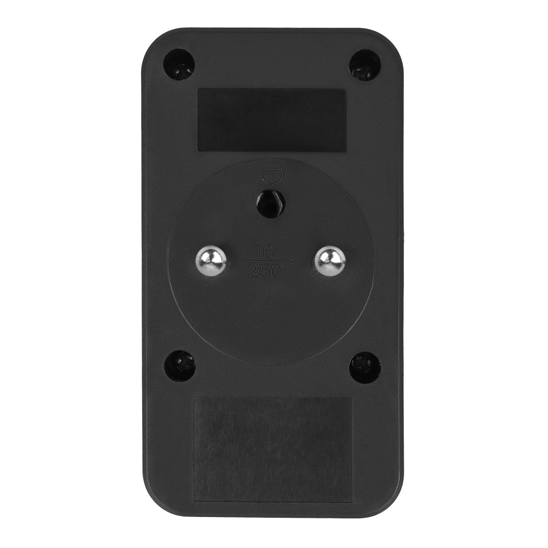 Stikkontakt x2 + 4xUSB Maclean, splitter med 2 stik, 2xUSB A, 2xUSB C PD 20W, 1x16A + 1x6A, MCE249 F/B, 2 stk.