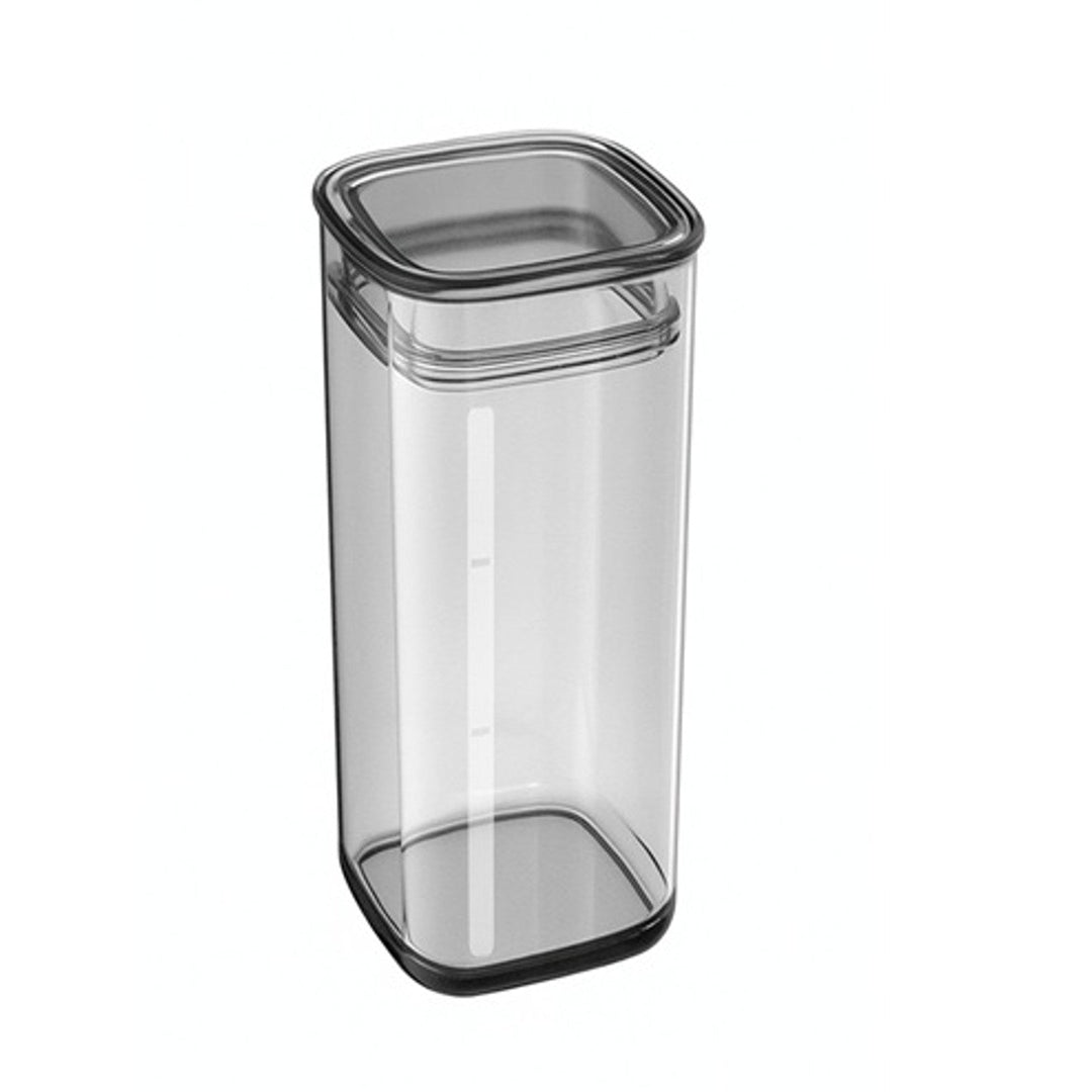 Practic køkkenbeholder til pulverformige produkter, kapacitet 1,5 l, låg med tætning