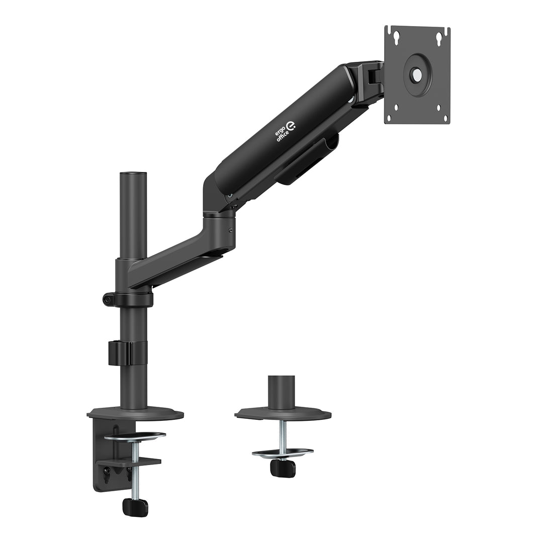 Ergo Office-skærmholder/ophæng, gasfjeder, 17"-32", 1-10 kg, mat sort, maks. VESA 100x100, ER-691 B