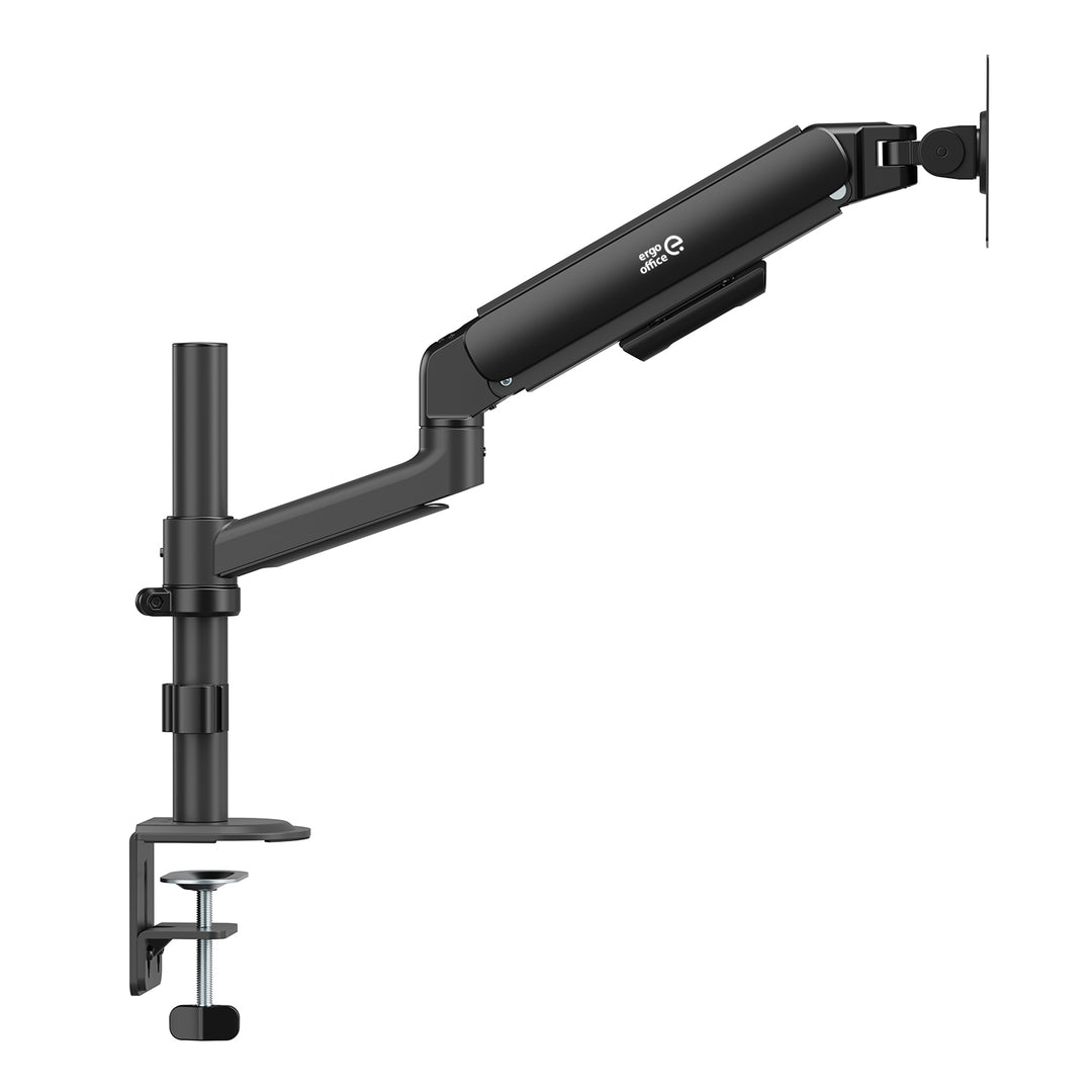 Ergo Office-skærmholder/ophæng, gasfjeder, 17"-32", 1-10 kg, mat sort, maks. VESA 100x100, ER-691 B