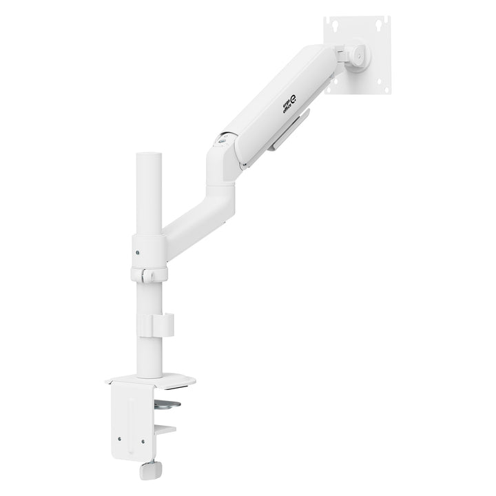 Ergo Office-skærmholder/ophæng, gasfjeder, 17"-32", 1-10 kg, mat hvid, maks. VESA 100x100, ER-691 W