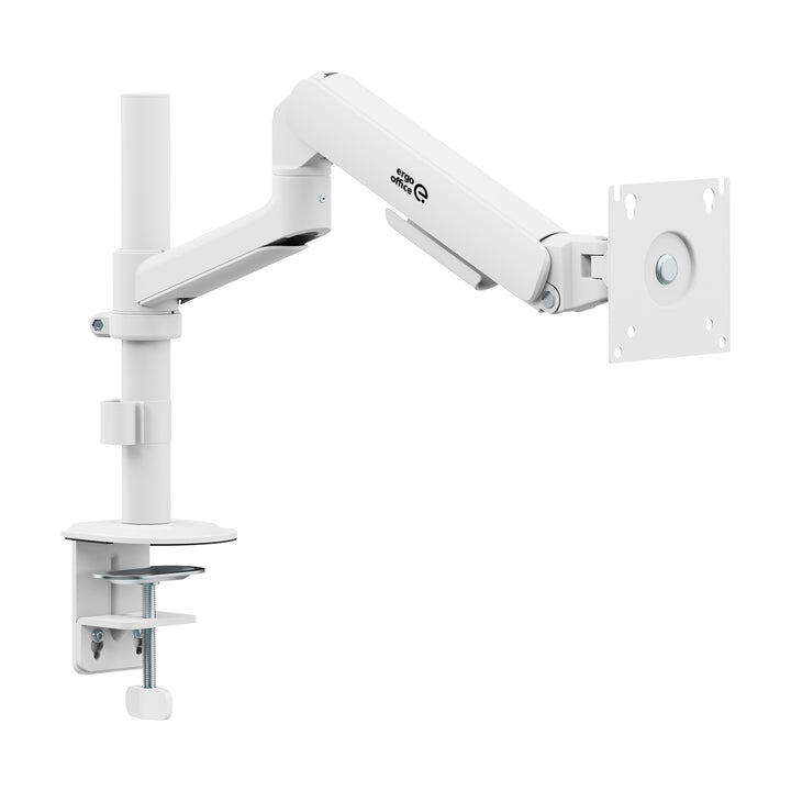 Ergo Office-skærmholder/ophæng, gasfjeder, 17"-32", 1-10 kg, mat hvid, maks. VESA 100x100, ER-691 W