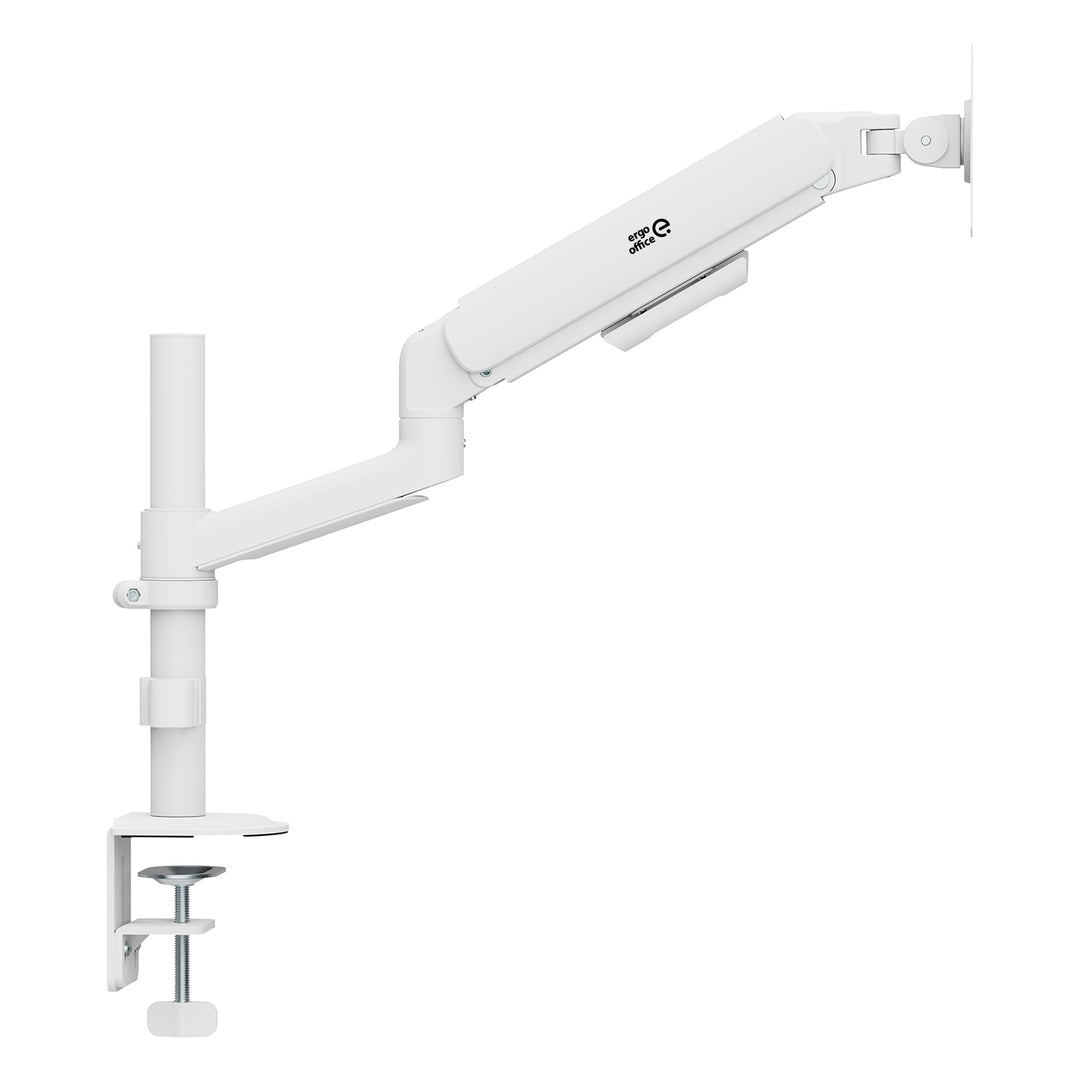 Ergo Office-skærmholder/ophæng, gasfjeder, 17"-32", 1-10 kg, mat hvid, maks. VESA 100x100, ER-691 W