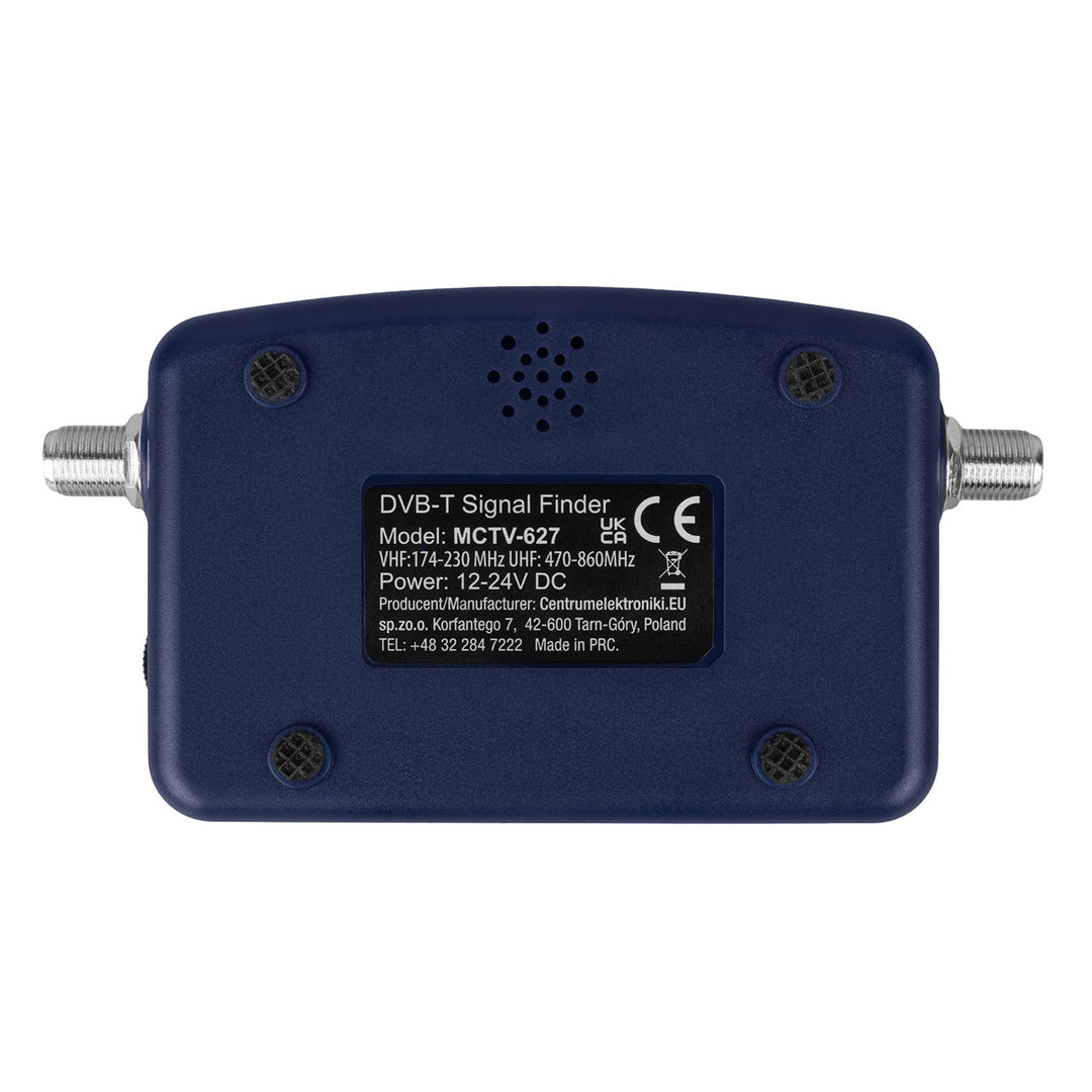 DVB-T Maclean tv-måler, etui, 25 cm F-F-kabel, MCTV-627 + 10x AA-batteri fra Varta Industrial