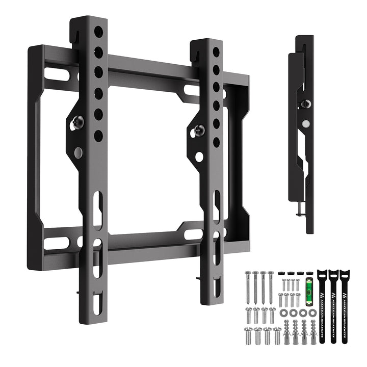 Maclean TV-beslag/ophæng, maks. VESA 200x200, 13-43", op til 45 kg, sort, hældningsjustering 0°~-8°, MC-186