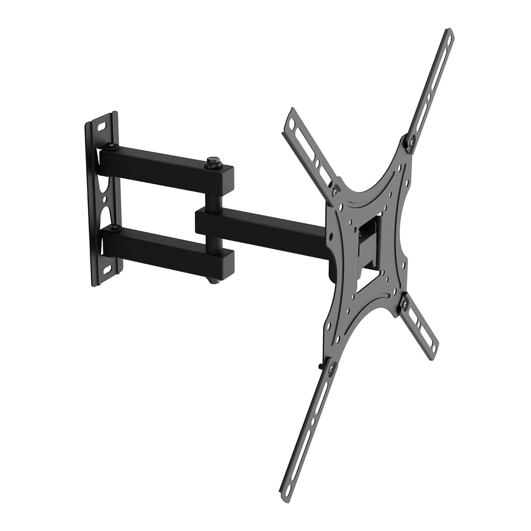 Maclean TV-beslag/ophæng, maks. VESA 400x400, 32-55", op til 25 kg, sort, hældningsjustering 0°–-15° og drejning +90°–-90°, MC-190