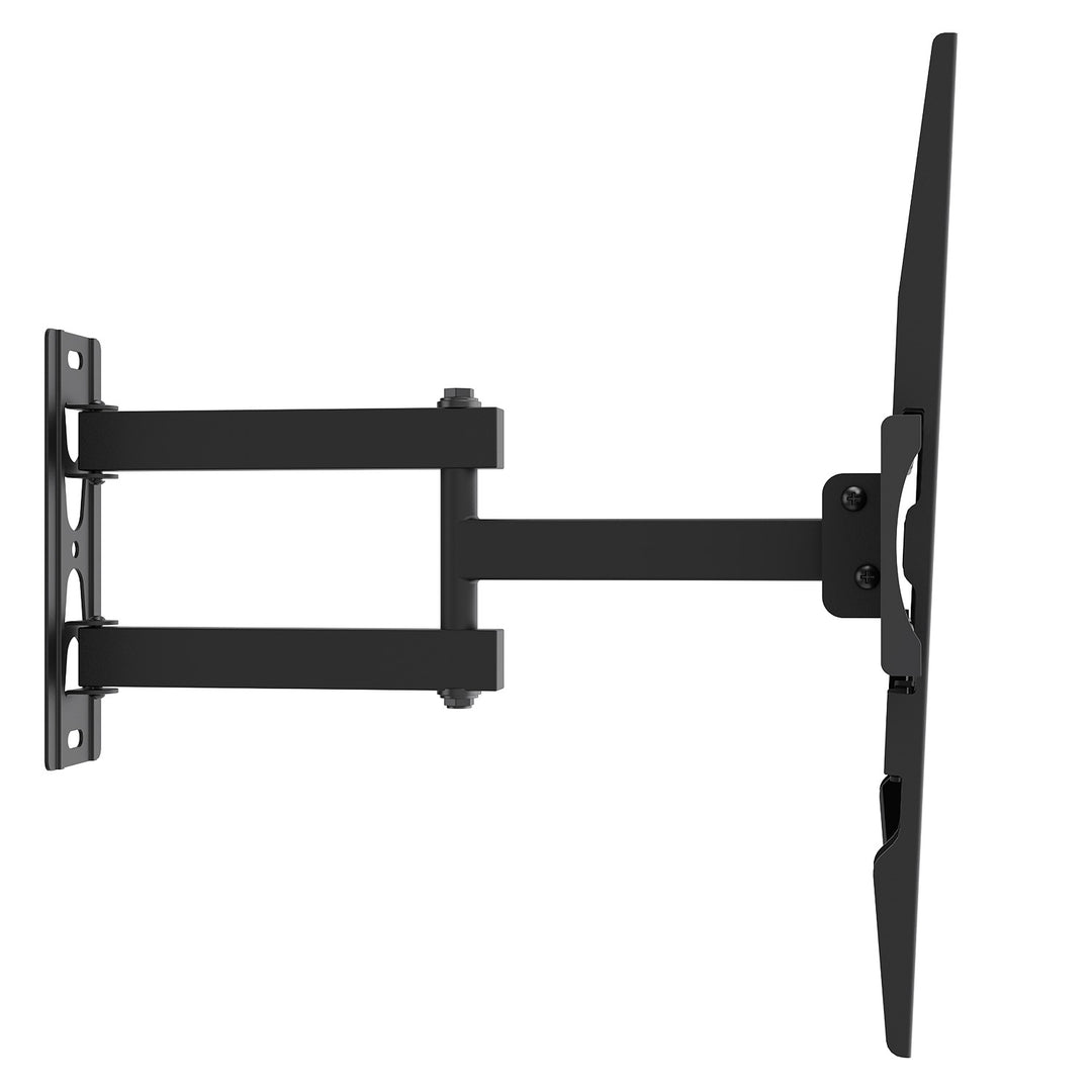 Maclean TV-beslag/ophæng, maks. VESA 400x400, 32-55", op til 30 kg, sort, justerbar hældning +2°~-10° og drejning +90°~-90°, MC-191