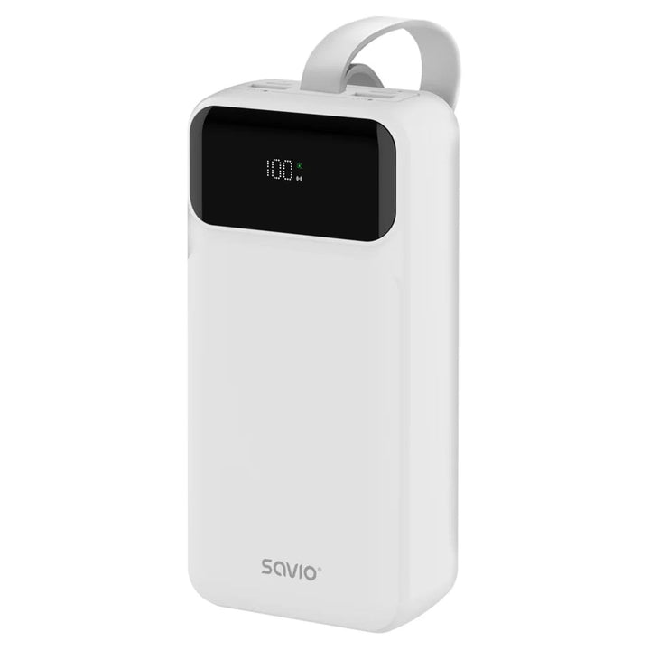 Powerbank SAVIO, 2 USB-porte, 1 USB-C-port, Quick Charge, Power Delivery, SAVBA-11