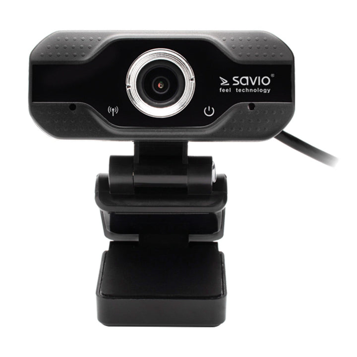 Savio webcam, Full HD-opløsning 1920x1080, mikrofon, USB, SAVCAK-01