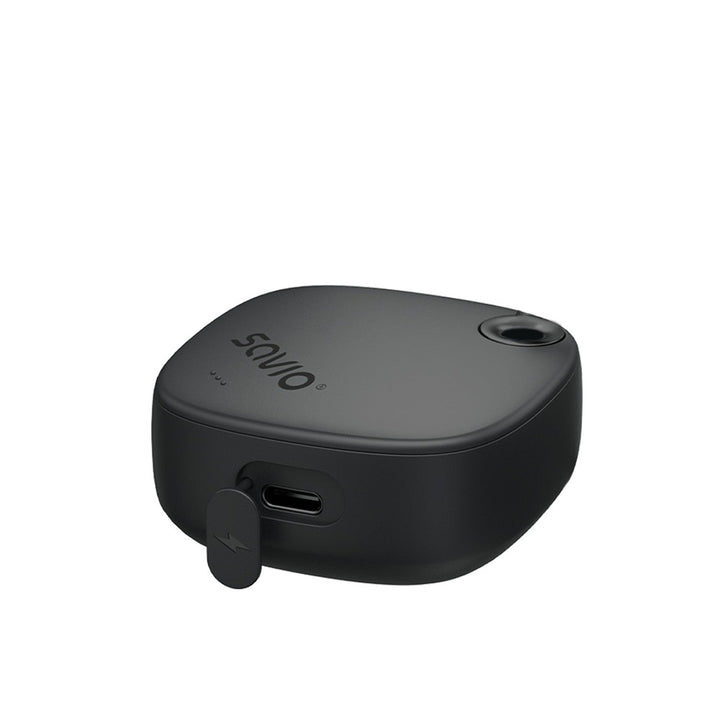 Savio trådløse hovedtelefoner, Bluetooth 5.3, ENC, USB-C, sort, SAVSLTWS-11