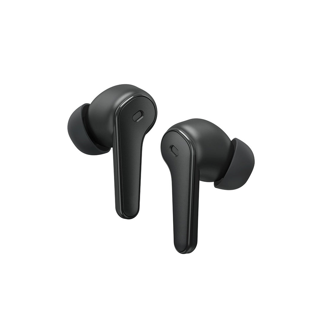 Savio trådløse hovedtelefoner, Bluetooth 5.3, ENC, USB-C, sort, SAVSLTWS-11