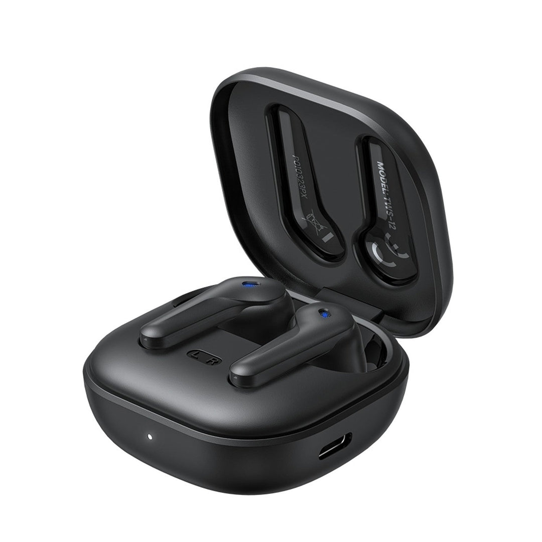 Savio trådløse hovedtelefoner, Bluetooth 5.3, ANC, USB-C, sort