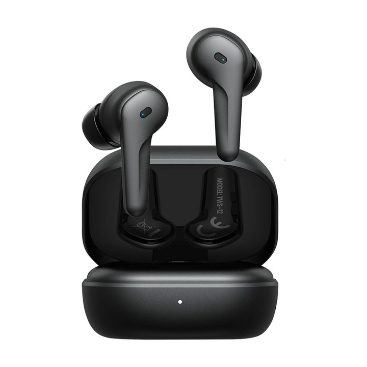 Savio trådløse hovedtelefoner, Bluetooth 5.3, ANC, USB-C, sort