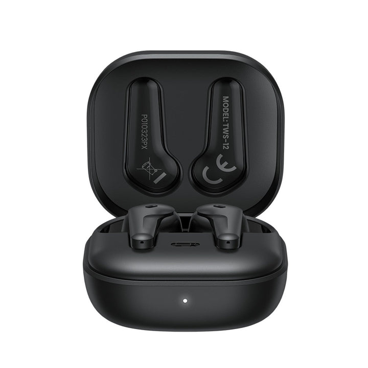 Savio trådløse hovedtelefoner, Bluetooth 5.3, ANC, USB-C, sort