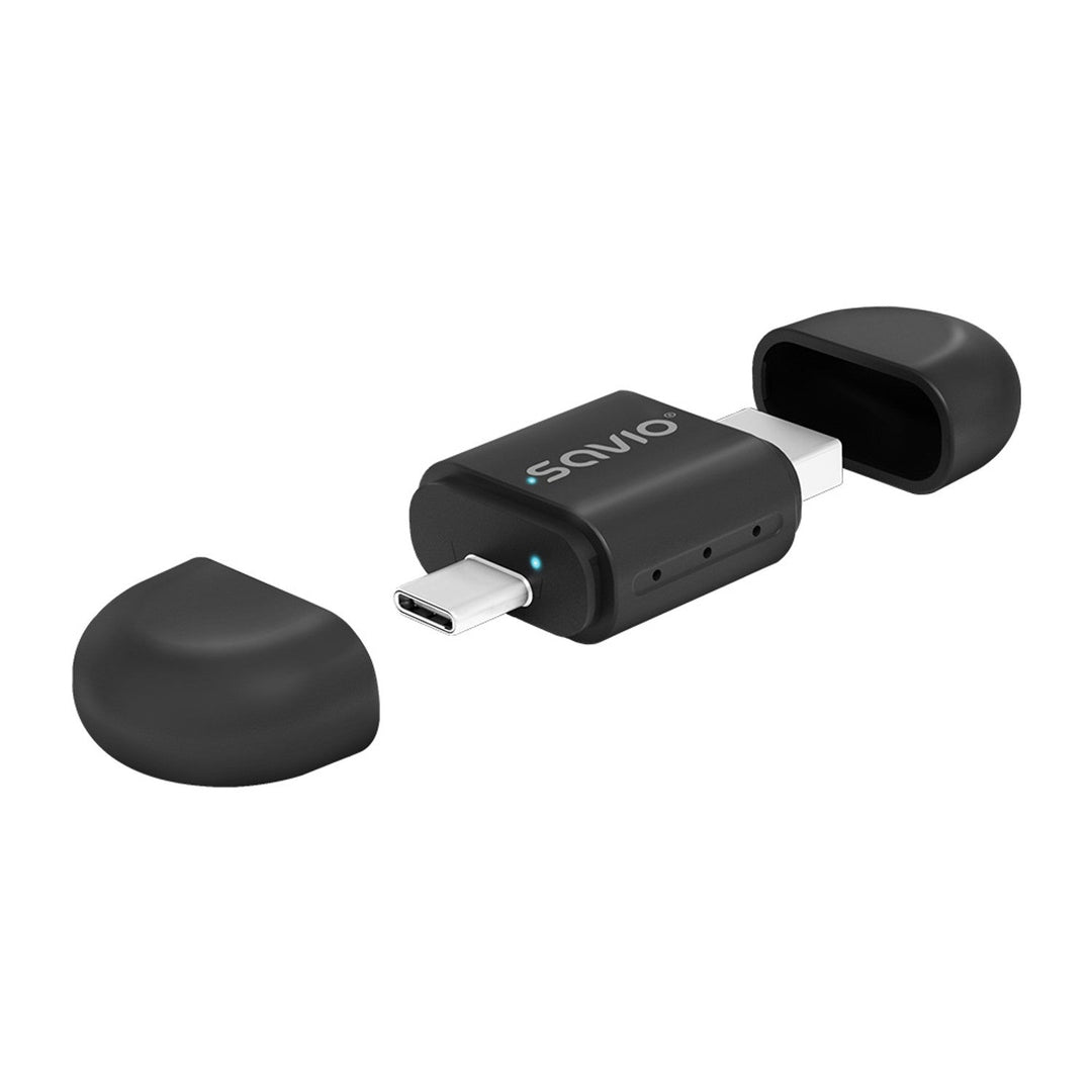 Savio trådløs adapter, CarPlay, Android Auto, Bluetooth, Wi-Fi, SAVTR-17