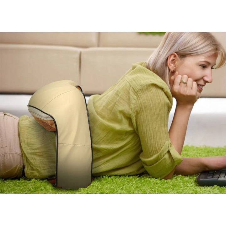 LTC Shiatsu 6D skuldermassager, 3 hastigheder, 5V, 24W, opvarmningsfunktion, LED-belysning, skridsikre stropper