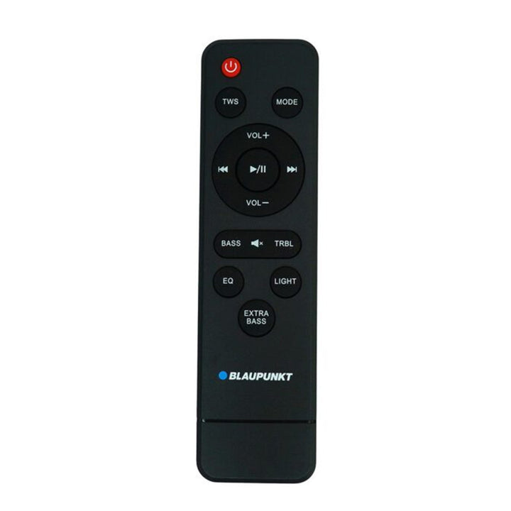 Blaupunkt Party Box-højttaler, LED-belysning, Bluetooth, USB og AUX, FM-radio, karaoke-funktion, fjernbetjening, batteritid op til 18 timer, PB60X