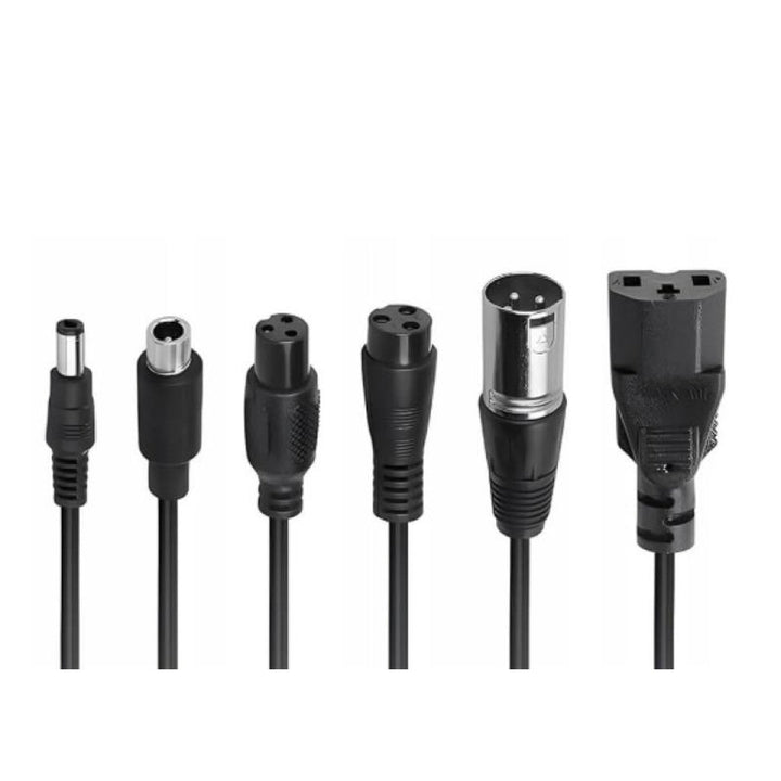 Universal netoplader til scootere og elektriske køretøjer Lextool, 54,6 V 2 A, 6 DC-stik, LXG95