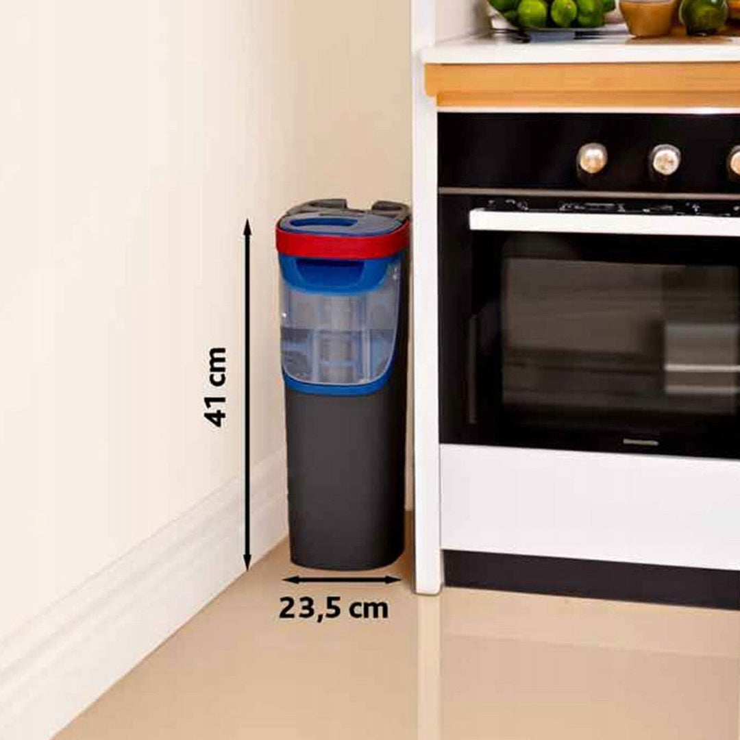 Vileda H2prO flad moppe, 100 % adskillelse af rent og snavset vand, to beholdere, mikrofiberovertræk, 360°-spids, 175774