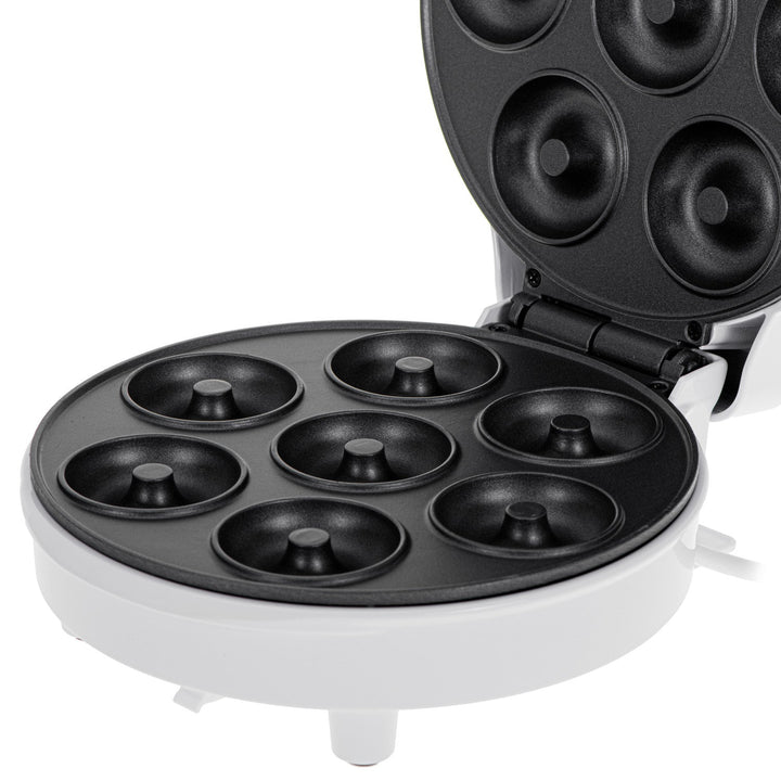 Adler donutbager, til 7 donuts, non-stick belægning, hvid, 1500 W, AD 3075
