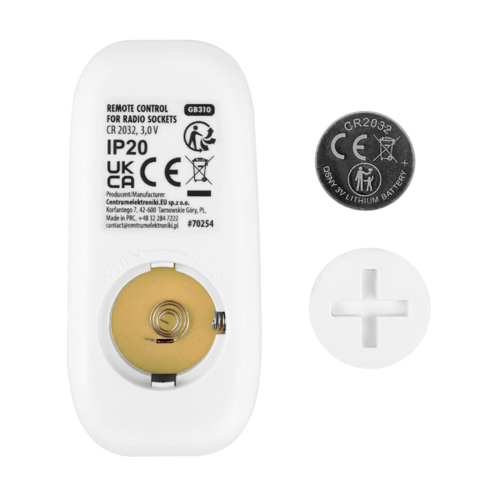 GreenBlue fjernbetjente stikkontakter, 3 stk., programmerbare, rækkevidde op til 30 m, 220–240 V AC, 50/60 Hz, 16 A, 433 MHz, GB313 F