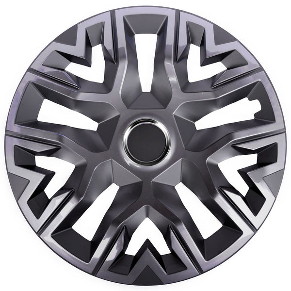 Universal hjulkapsler 15'' NRM Perfecto grafit 1 stk.