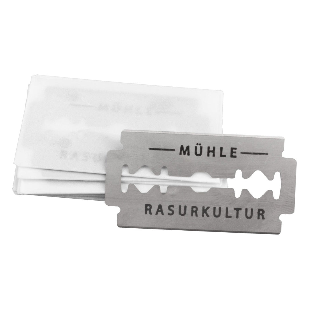 MÜHLE barberblade, rustfrit stål, 10 stk., medium skarphed, K1