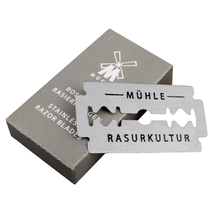 MÜHLE barberblade, rustfrit stål, 10 stk., medium skarphed, K1