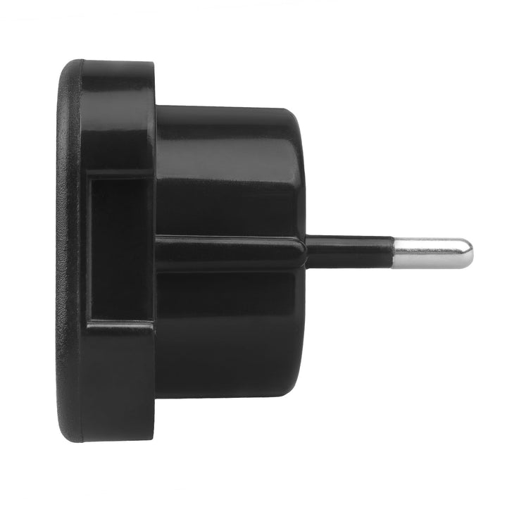 Maclean UK-stikadapter til EU-stik, sort, MCE72, 2 stk.