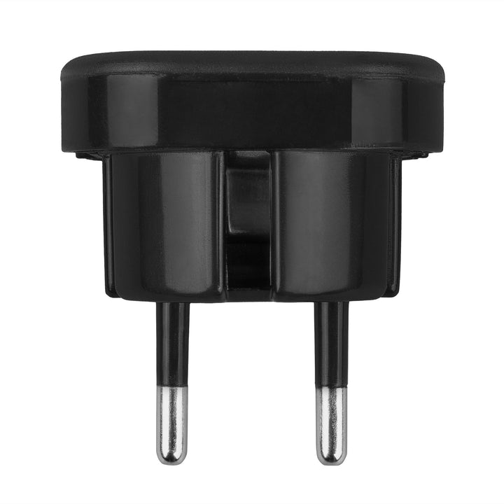 Maclean UK-stikadapter til EU-stik, sort, MCE72, 2 stk.