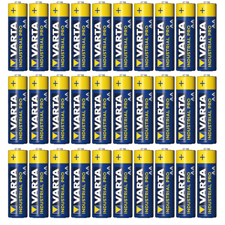 30x batteri R-06 LR6 AA 1,5V alkalisk Varta Industrial 4006