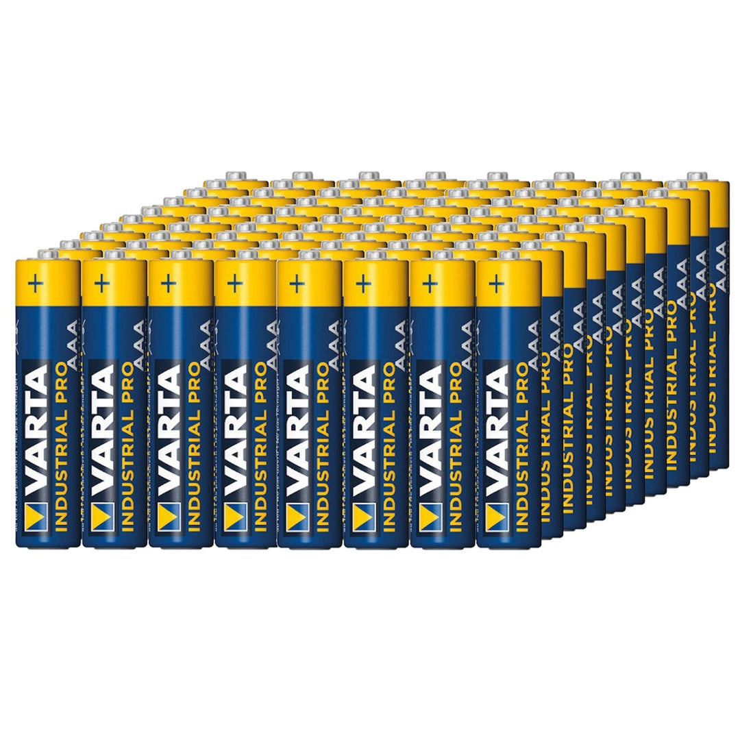 80x R-03 LR03 AAA alkalisk batteri Varta Industrial 4003