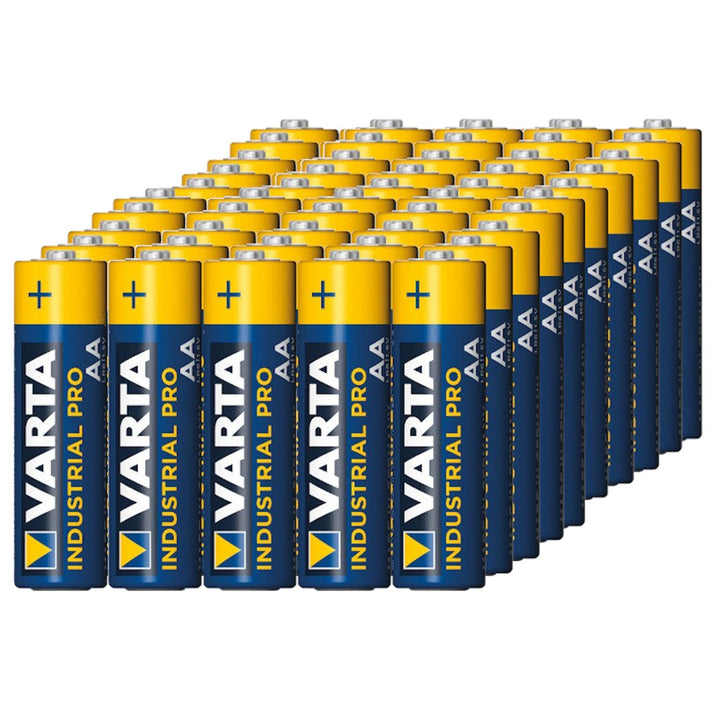 50x batteri R-06 LR6 AA 1,5V alkalisk Varta Industrial 4006