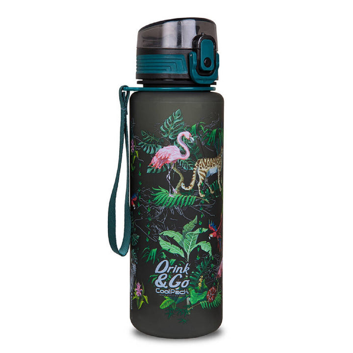 Coolpack-drikkeflaske, fremstillet af tritan, kapacitet 600 ml, flerfarvet, Brisk Malindi