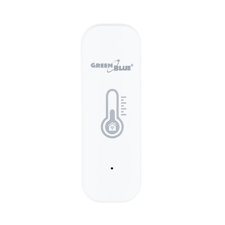 GreenBlue WiFi-temperatur- og fugtighedssensor, Android/iOS/Alexa/Google Home, 3,0 V DC, LR03x2, GB737