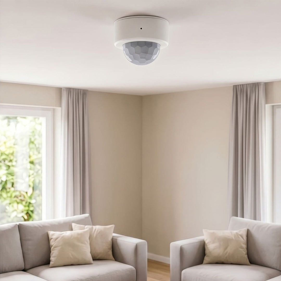 Trådløs Zigbee-bevægelsessensor fra Tuya GreenBlue, Android/iOS, CR2450 DC 3,0 V, detekteringsvinkel 120° / op til 8 m, GB740