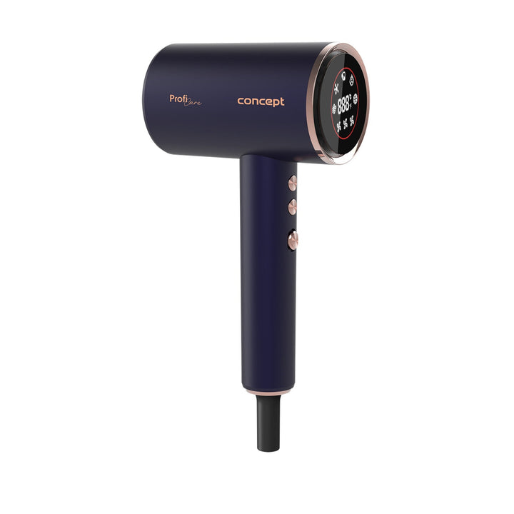 Concept ProfiCare hårtørrer, BLDC-motor, magnetiske påsætningsdyser, Oil Therapy-funktion, børnemodus, Cold Mode-funktion, VV8100