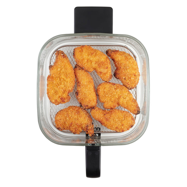 Concept Glass&Fast fedtfri frituregryde, kapacitet 5,5 l, 7 programmer, LED-berøringsskærm, sund stegning, glasbeholder, FR5500