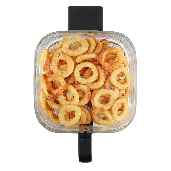 Concept Glass&Fast fedtfri frituregryde, kapacitet 5,5 l, 7 programmer, LED-berøringsskærm, sund stegning, glasbeholder, FR5500