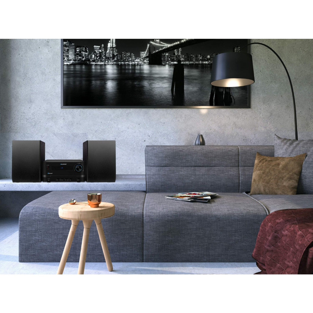 Blaupunkt mikrotårn, effekt 45 W, FM-radio, AUX-stik og USB-stik, Bluetooth, MS14BT