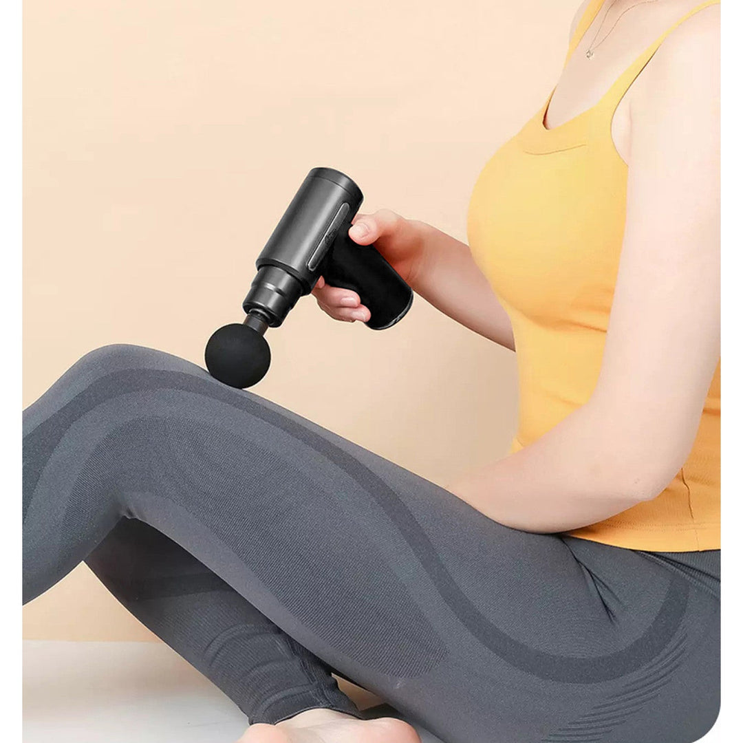 Massager til nem og hurtig massage af spændte muskler, Media-tech, 4 udskiftelige massagekopper, MT6521