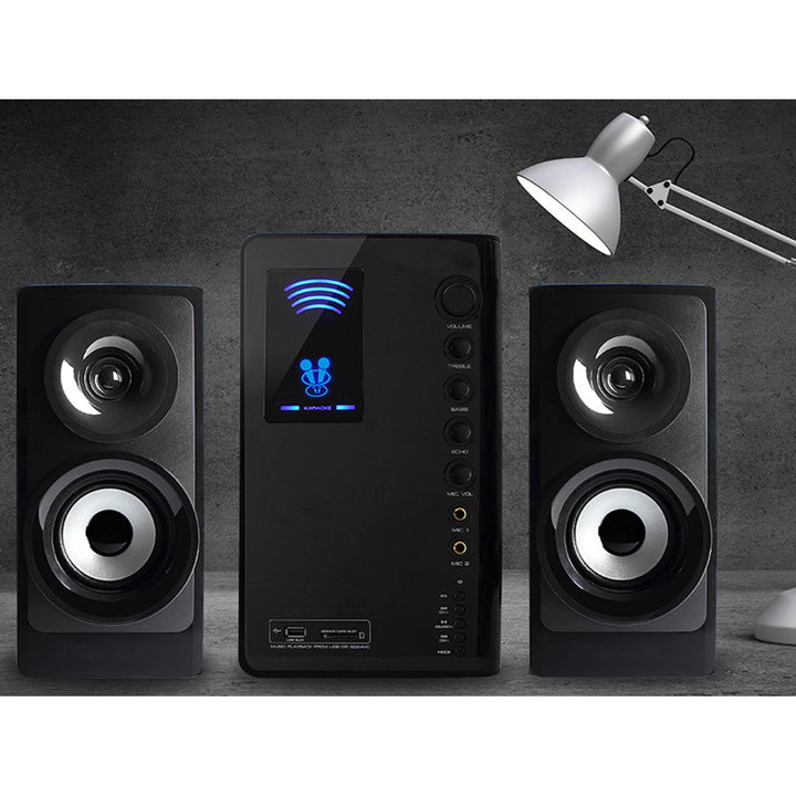2.1 Tracer højttalersæt, Bluetooth 5.1, 35 W effekt, FM-radio, fjernbetjening, Tumba BT