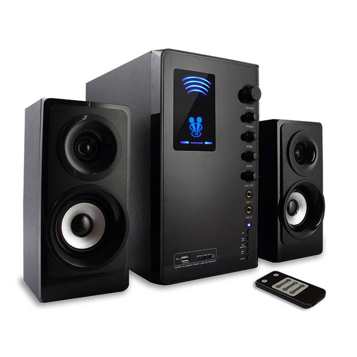 2.1 Tracer højttalersæt, Bluetooth 5.1, 35 W effekt, FM-radio, fjernbetjening, Tumba BT